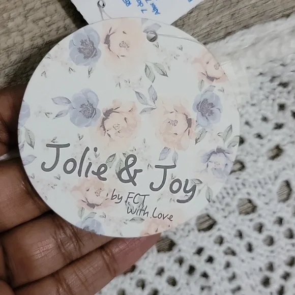 Jolie & Joy Long Sleeve Pierced Party Drawstring V Neck Loose Knit Women Sweater - Picture 3 of 3